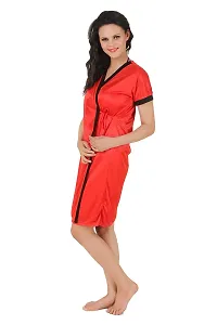 Fasense Women's Nightdress (DP100C3_X-Large_Red)-thumb3