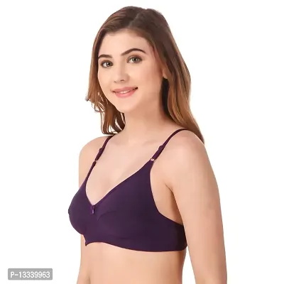 Fasense Women's Wire Free Non Padded Cotton Bra-thumb3