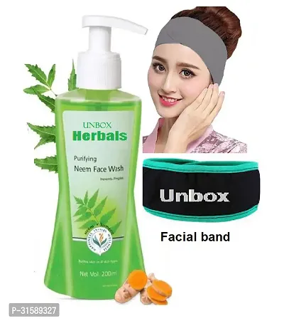 Natural Skin Care Face Wash with Band