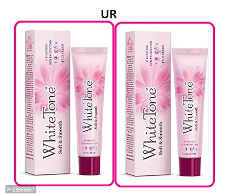 White Tone Soft and Smooth Face Cream, 25 g - (Pack of 02)