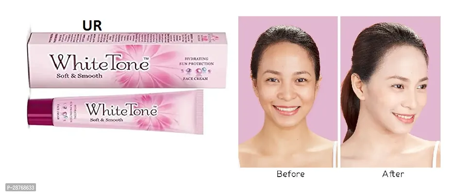 White Tone Face Cream for Women, Get Oil-Free, Even-Toned Skin Instantly, 50g (Pack of 01)