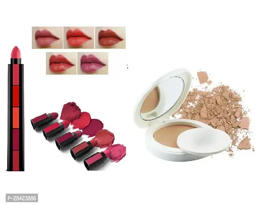 Radiance Compact, Beige Honey  8g  with 5 in one Lipstick-thumb0