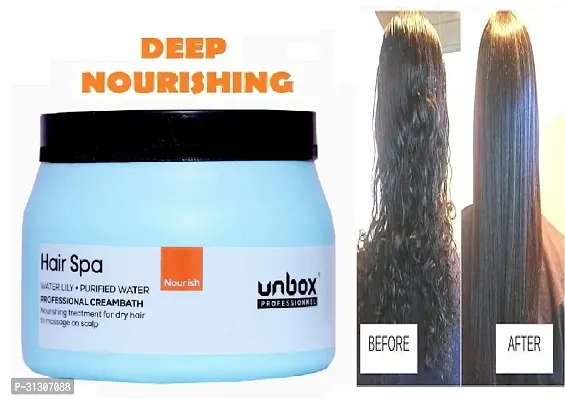 Unbox Professional Deep nourishing hair spa cream ,490 g-thumb0