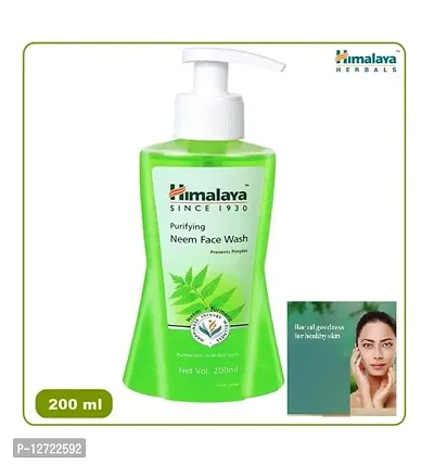 Pack Of 1 Himalaya Purifying Neem Facewash 200Ml Skin Care Face Wash-thumb0