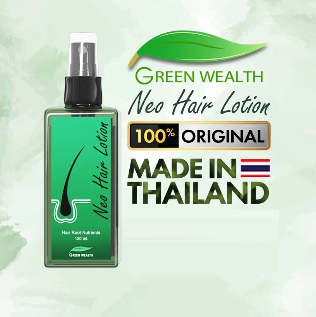 ORIGINAL Neo Hair Lotion Green Wealth Bangkok Herbs Treatment Regrowth  Anti-Loss Oil + Roller - Buy online in Doctor Thailand store