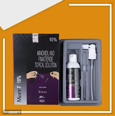 GET MORE FASTER HAIR GROWTH - MORR F 10% MINOXIDIL TOPICAL SOLUTION 60ML