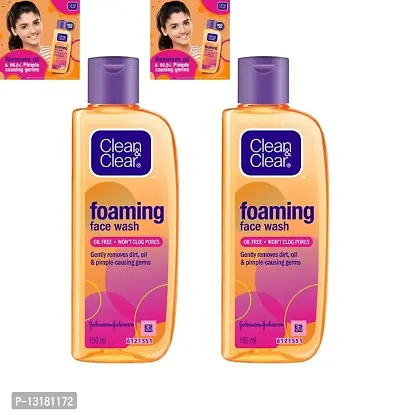 CLEAN AND CLEAR FOAMING FACEWASH 150ML PACK OF 2