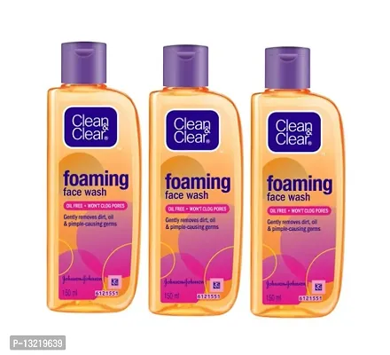 PACK OF 3 CLEANCLEAR FOAMING FACEWASH 150ML-thumb0