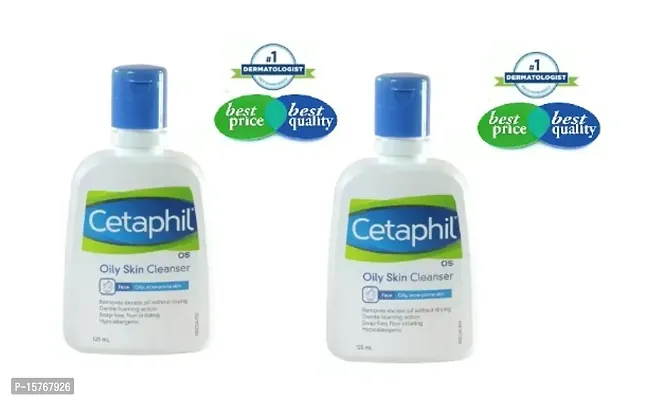 DERMALOGISTS RECOMMENDED CETAPHIL OILY SKIN CLEANSER 125ML PACK OF 2-thumb0