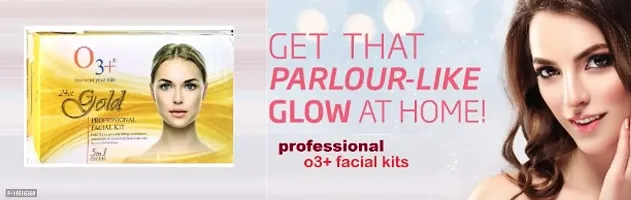 PRO. O3+ GOLD FACIAL KIT FOR SALON LIKE GLOW AT HOME-thumb0