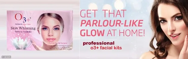 PRO. O3+ SKIN WHITENING FACIAL KIT FOR SALON LIKE GLOW AT HOME-thumb0