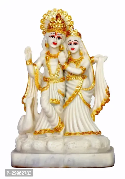 radha krishna idol radha krishna murti radha krishna statue radha krishna showpiece for pooja room showpiece figurine-thumb0