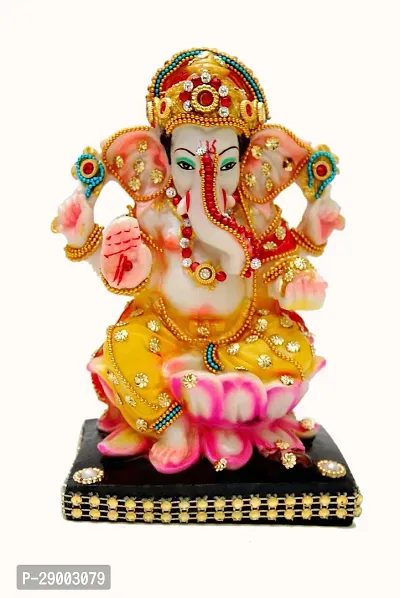 ganesha idol ganesha murti ganesha statue ganesha showpiece for pooja room showpiece figurine-thumb0