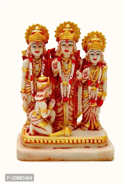 ram darbar idol ram darbar murti ram darbar statue ram darbar showpiece for pooja room showpiece figurine-thumb0