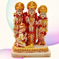 ram darbar idol ram darbar murti ram darbar statue ram darbar showpiece for pooja room showpiece figurine-thumb2