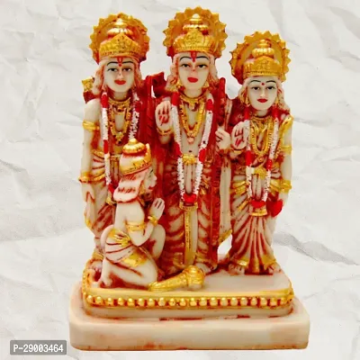 ram darbar idol ram darbar murti ram darbar statue ram darbar showpiece for pooja room showpiece figurine-thumb2