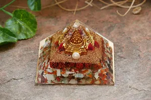 Prek Shree Shri Yantra Pyramid for Wealth and Prosperity, Healing Removing Negativity Positive Energy Vaastu and Feng Shui Stone (2.5-3 inch)-thumb3