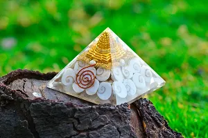 Gomti Chakra Original Shree Yantra Pyramid for Wealth and Prosperity Feng Shui vastu items for home for good luck item Positive Energy Size 2.5-3 inch-thumb1