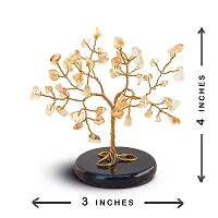 Crystal Tree - Citrine Tree - Car Dashboard Accessories - Dashboard Figurines & Idols - Crystal showpieces for Home Decor- Crystal Home Decor Items- Crystal Tree for Wealth and Fortune - Money Tree-thumb1