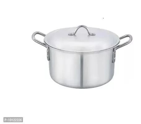 VKAK Heavy Aluminium Multipurpose Pot cookware  ( casserole  with lid ) Water capacity :-3 Liter)  DIA :- 19 CM-thumb2