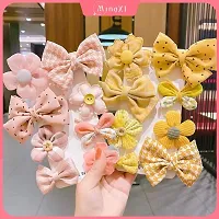 8 pieces/ 1 SET Baby Girl's Hair Clips Cute Hair Bows Baby Hair Accessories Hairpins Set For Baby Girls Teens Toddlers, Assorted styles-thumb4