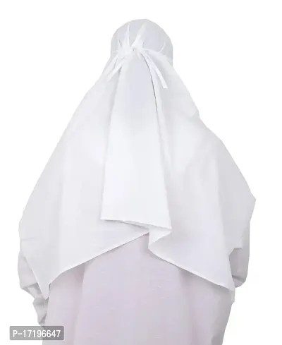 Barakath Women's Full length Prayer Dress Abaya Ihram Set (110001_White_2XL) (110001_White_2XL)-thumb5