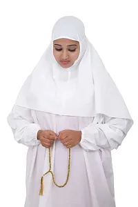 Barakath Women's Full length Prayer Dress Abaya Ihram Set (110001_White_2XL) (110001_White_2XL)-thumb2