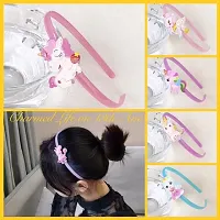 Non-Slip Children Little Girls Cute Cartoon Unicorn Princess Mermaid Quality Hairband-thumb1