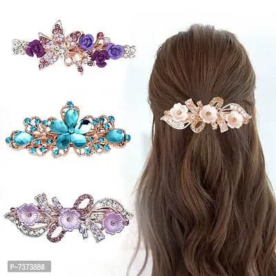 Fashion Hair Clips for Women Female Ladies Flower Metal Barrettes Headwear Girls Sweet Hairpins Hair Accessories for Girls-thumb0