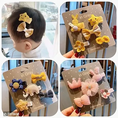 5pcs/1 set Baby hairpin hairpin headdress baby side clip the hair Korean princess childrens hair accessories-thumb0