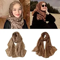 Barakath Chiffon Printed Leopard Shawl Fashion Hijab Long Scarf-thumb4