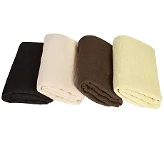 Chalier 4 PCS Hijab Scarfs for Women Soft Scarf Shawl Lightweight Long Wraps for All Season,Dark Khaki/Beige/Black/Yellow-thumb2