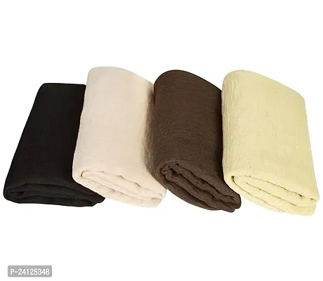 Chalier 4 PCS Hijab Scarfs for Women Soft Scarf Shawl Lightweight Long Wraps for All Season,Dark Khaki/Beige/Black/Yellow-thumb3