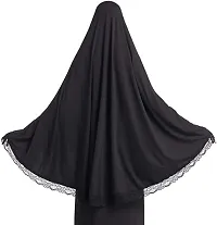 Barakath Muslim Lace Khimar Prayer Long Hijab for Women Middle Eastern Islamic Jilbab Prayer Veils Headcover Headscarf-thumb2