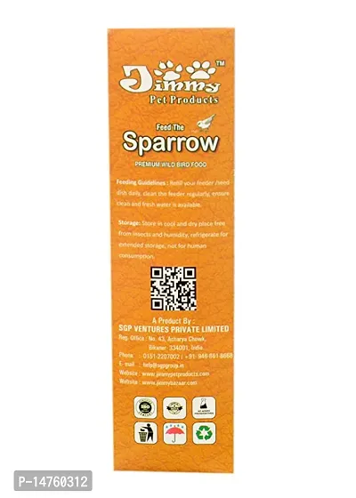 JiMMy Pet Products Feed The Sparrow Wild Bird Small Parakeet Seeds Food Refill for Bird Feeder (1.2kg)-thumb4