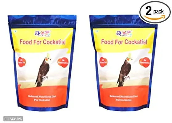 JiMMy Pet Products Food for Cockatiel - 900 GMS Pack of 2 - Total 1.8 KG Bird Food-thumb0
