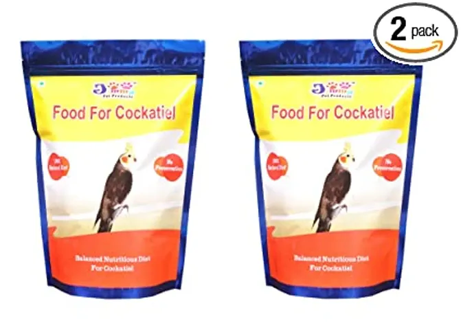 JiMMy Pet Products Food for Cockatiel - 900 GMS Pack of 2 - Total 1.8 KG Bird Food