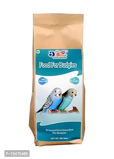JiMMy Pet Products Bird Food for Budgie 400 Gms-thumb0