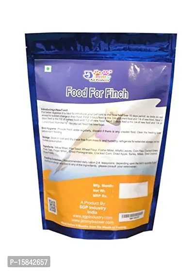 JiMMy Pet Products Food for Finch - 900 Gm Pack of 2 - Total 1800 Gms-thumb2