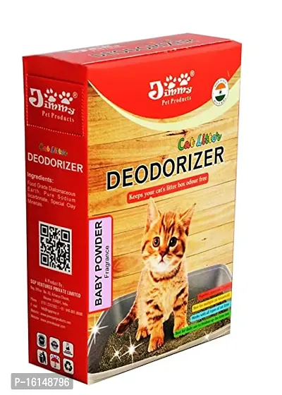JiMMy Pet Products Cat Litter Deodorizer Baby Powder 1.2 Kg-thumb0