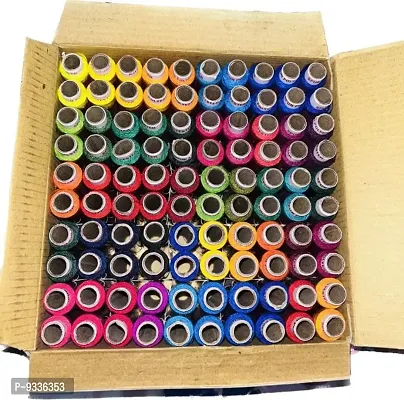 Multi Colour Thread (200 m Pack of 100)-thumb0