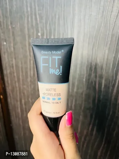 Fit Me Matte Poreless Normal To Oily Skin Full Coverage Foundation-thumb0