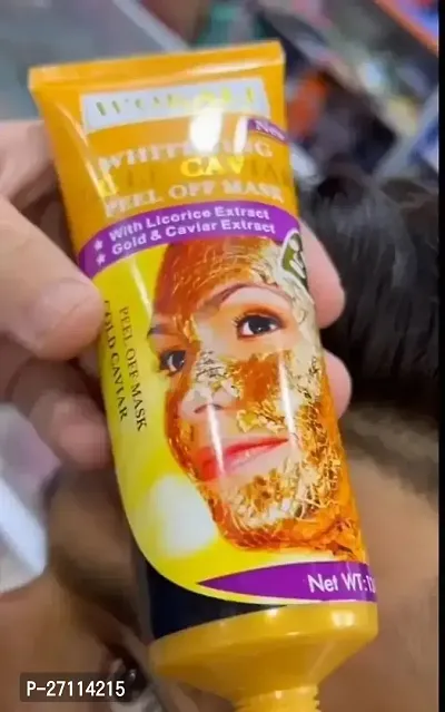 Golden peel off mask