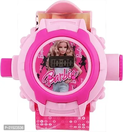 Digital Barbie Projector Watch 24 Images to Display Barbie Wrist Watch for Kids Girls Birthday Gift
