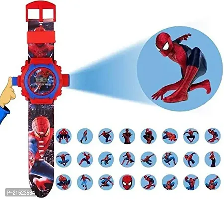 Digital Spiderman Projector Watch 24 Images to Display Spiderman Wrist Watch for Kids Girls Birthday Gift-thumb3