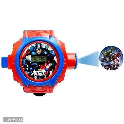 Digital Avengers Projector Watch 24 Images to Display Avengers Wrist Watch for Kids Girls Birthday Gift-thumb2