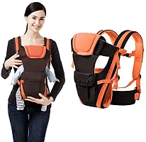 Woreek Baby Carry Bags for 0 to 2 years Baby Carrier | Baby 4 in 1 Bag - Orange-thumb1