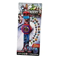 Digital Avengers Projector Watch 24 Images to Display Avengers Wrist Watch for Kids Girls Birthday Gift-thumb3