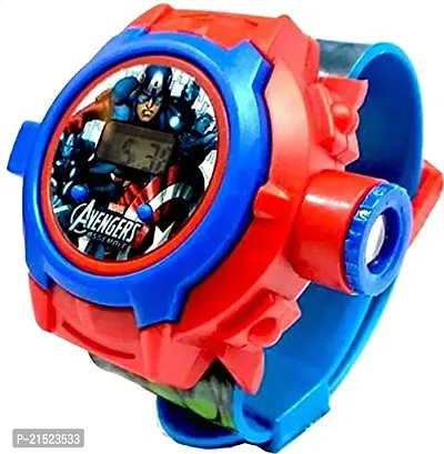 Digital Avengers Projector Watch 24 Images to Display Avengers Wrist Watch for Kids Girls Birthday Gift-thumb0