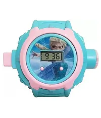 Digital Frozen Projector Watch 24 Images to Display Frozen Wrist Watch for Kids Girls Birthday Gift-thumb1